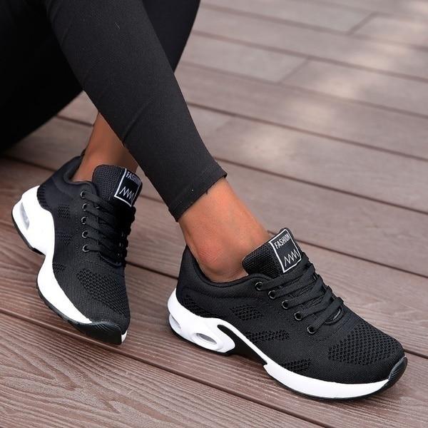 Danica | Sneakers – Ortopædisk Komfort til Hverdagen Sort Nuvenci.dk