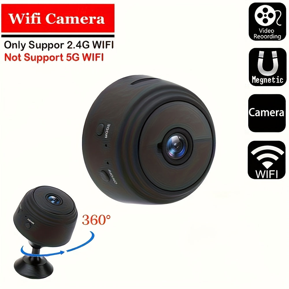 SafeSphere | Indendørs Overvågningskamera med Opladeligt Batteri