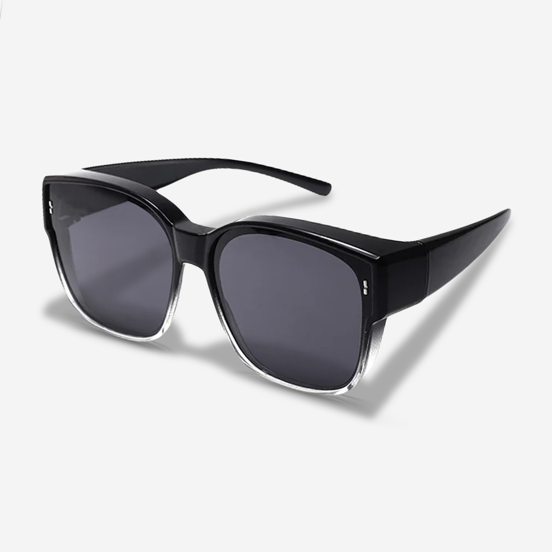 Dorothy | Lynhurtig Klip-Solbrille Slank Halv-sort Nuvenci.dk