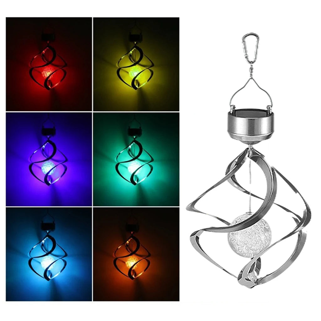 GlowSpiral | Solvindspil med farveskift & lyd