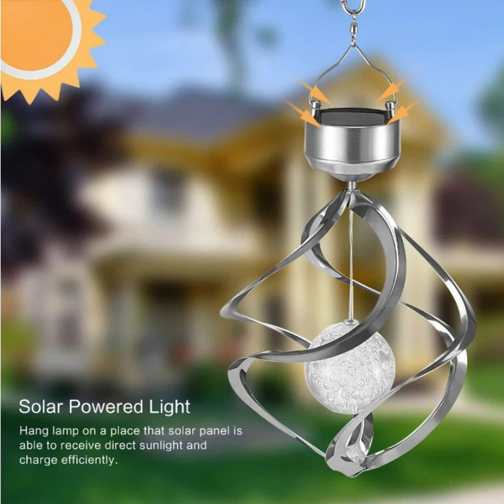 GlowSpiral | Solvindspil med farveskift & lyd