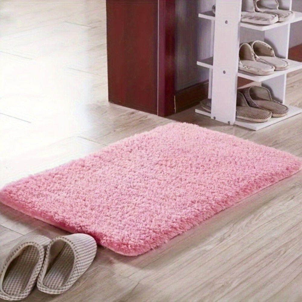DryLuxe | Sugerigtige & Skridsikre Badeværelsesmåtte for maksimal komfort Rosa Nuvenci.dk