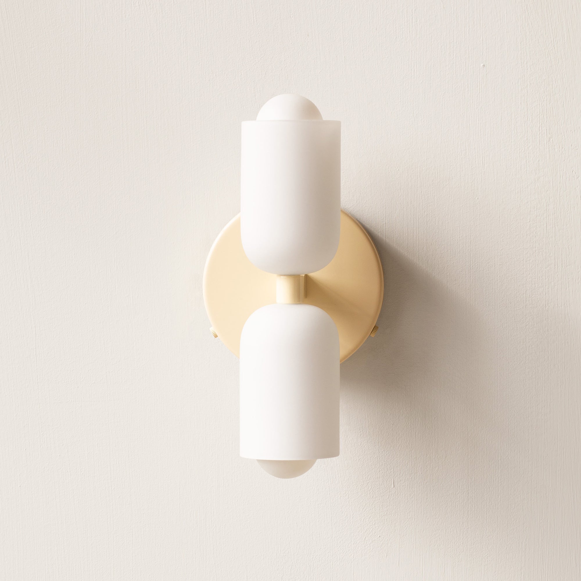 DualGleam | Moderne Dobbeltsidet Væglampe Beige Nuvenci.dk