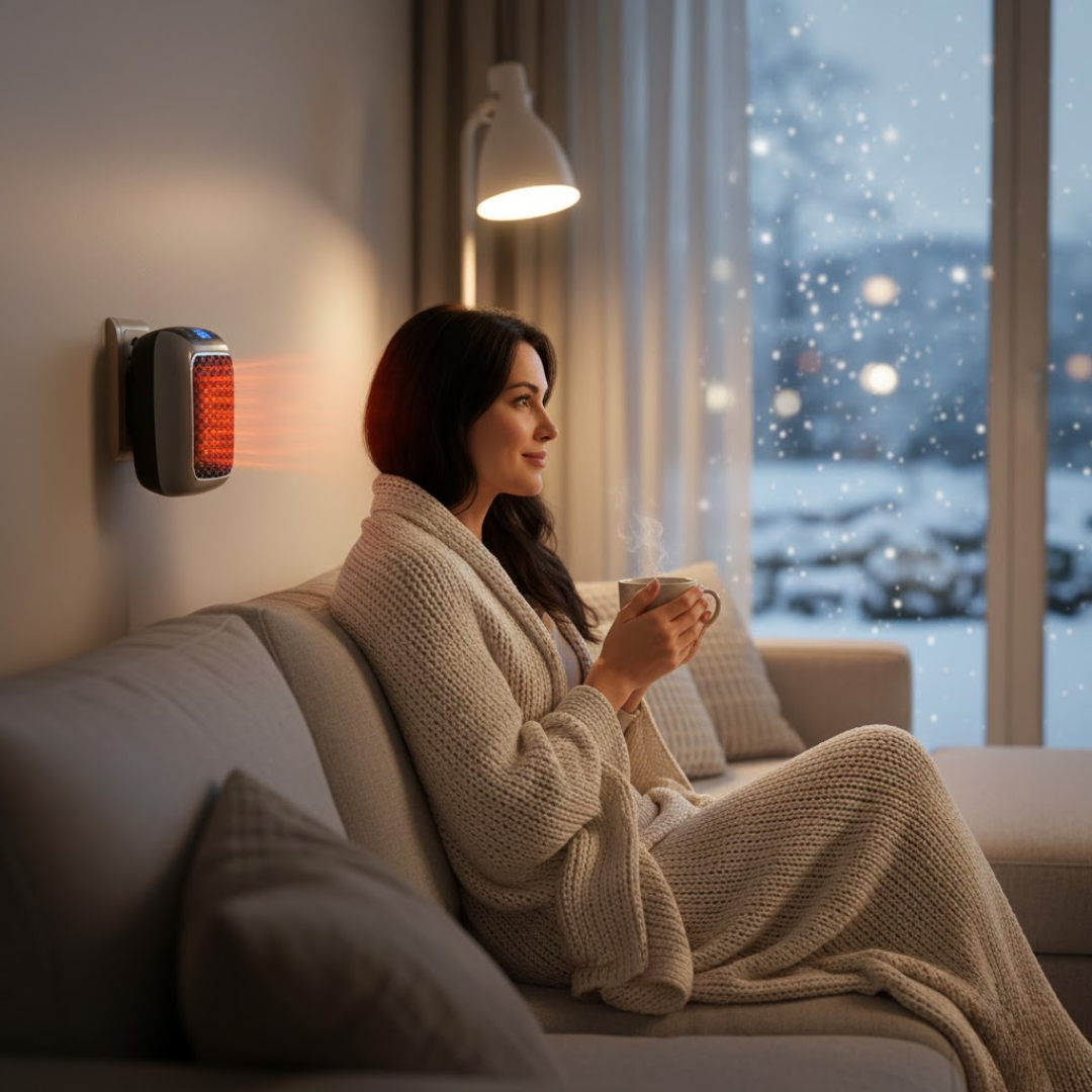 EcoHeat | Energisparende varmeblæser med moderne design Nuvenci.dk