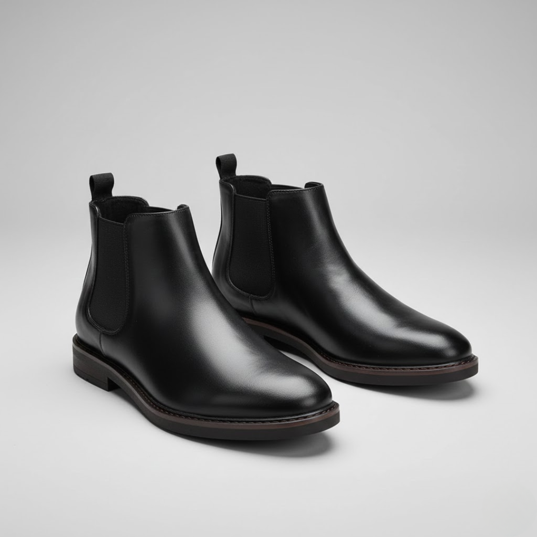 Edgar | Klassiske Chelsea-støvler med Moderne Pasform | Herremode Nuvenci.dk