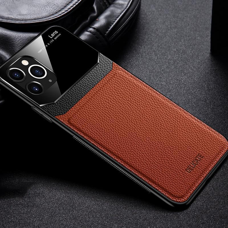 EliteArmor | iPhone Etui – Stødsikker Slim Fit Beskyttelse Brun Nuvenci.dk