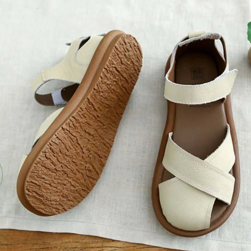 Elyra | Komfort Sko – Elegant Hverdag med Let Støtte Beige Nuvenci.dk