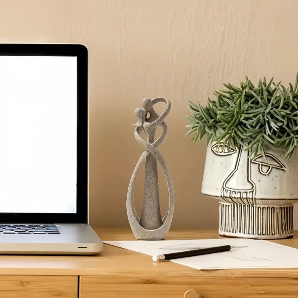 EternalAbstract | Abstrakt Skulptur af tidløs kærlighed Nuvenci.dk