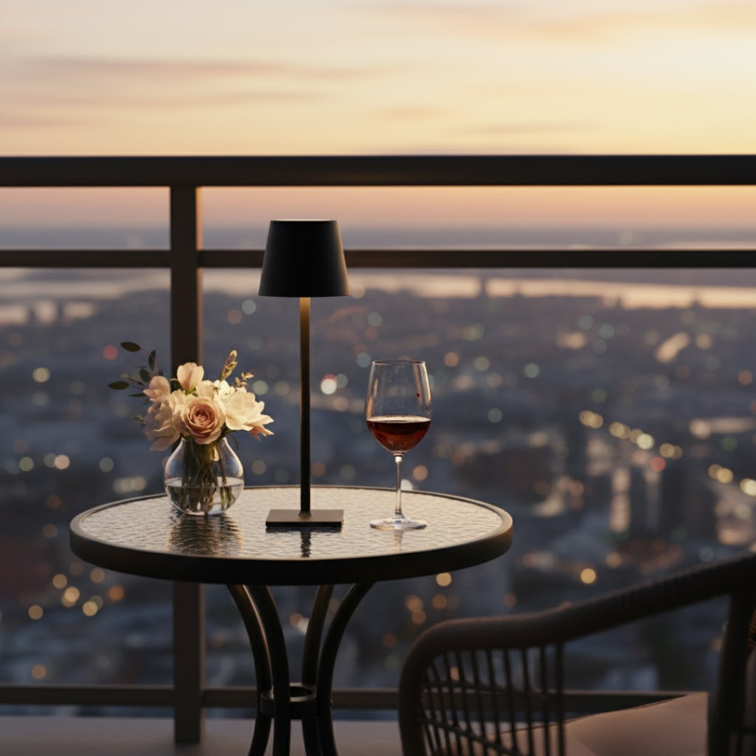 EternoLight | Trådløs Bordlampe – Hyggebelysning til Hjem og Have Nuvenci.dk