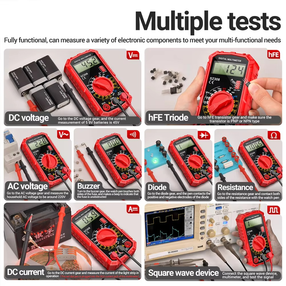 ExactVolt | Elektrisk testkit med digitalt multimeter Nuvenci.dk