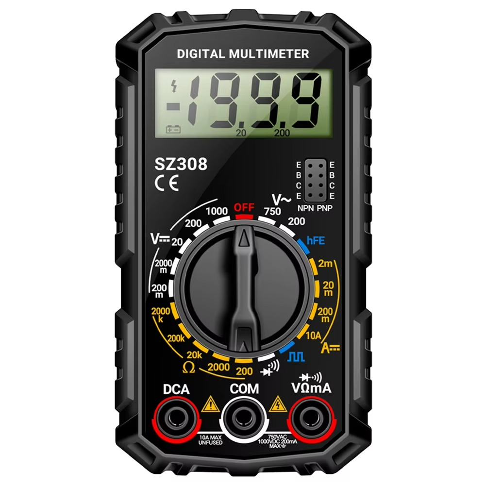ExactVolt | Elektrisk testkit med digitalt multimeter Sort Nuvenci.dk