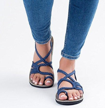 Lissa | Farverige strandsandaler