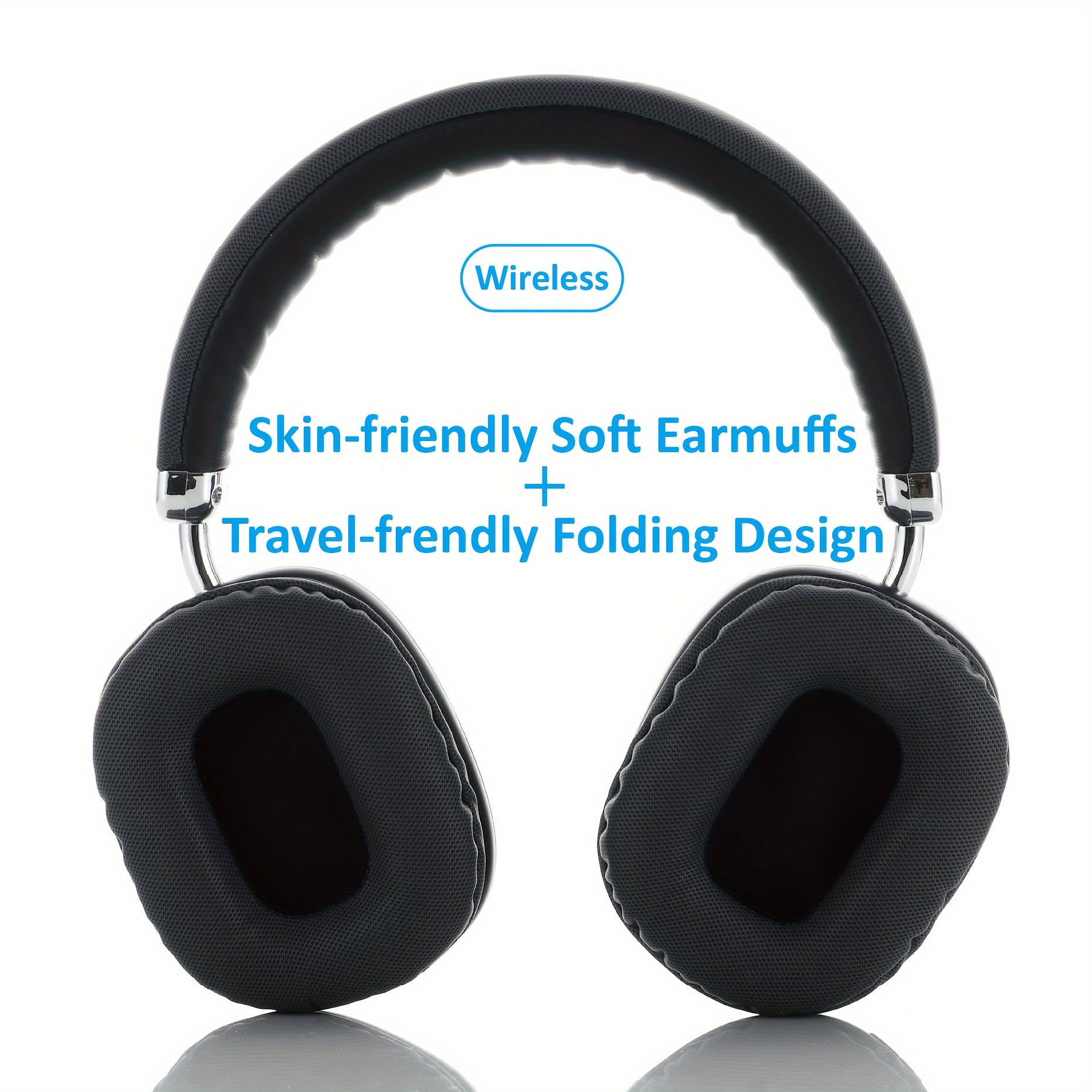 BassLine | Over-Ear Trådløse Hovedtelefoner med Premium Komfort