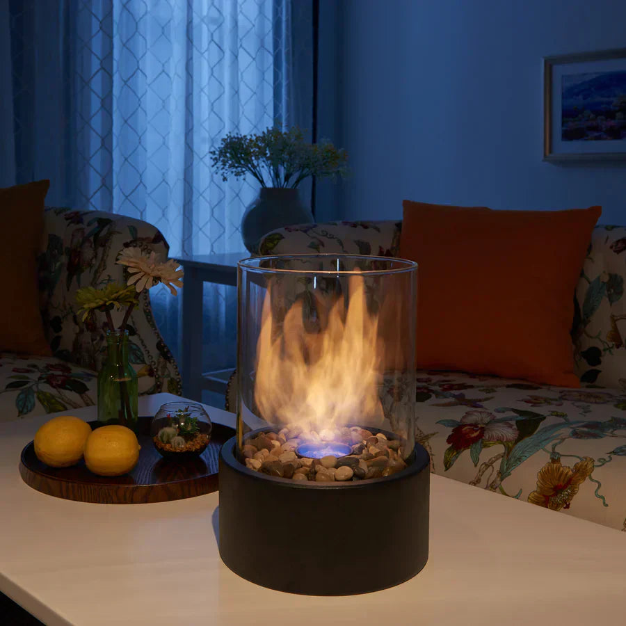 FlameAura | Bordbiopejs – Skab varme og atmosfære Nuvenci.dk