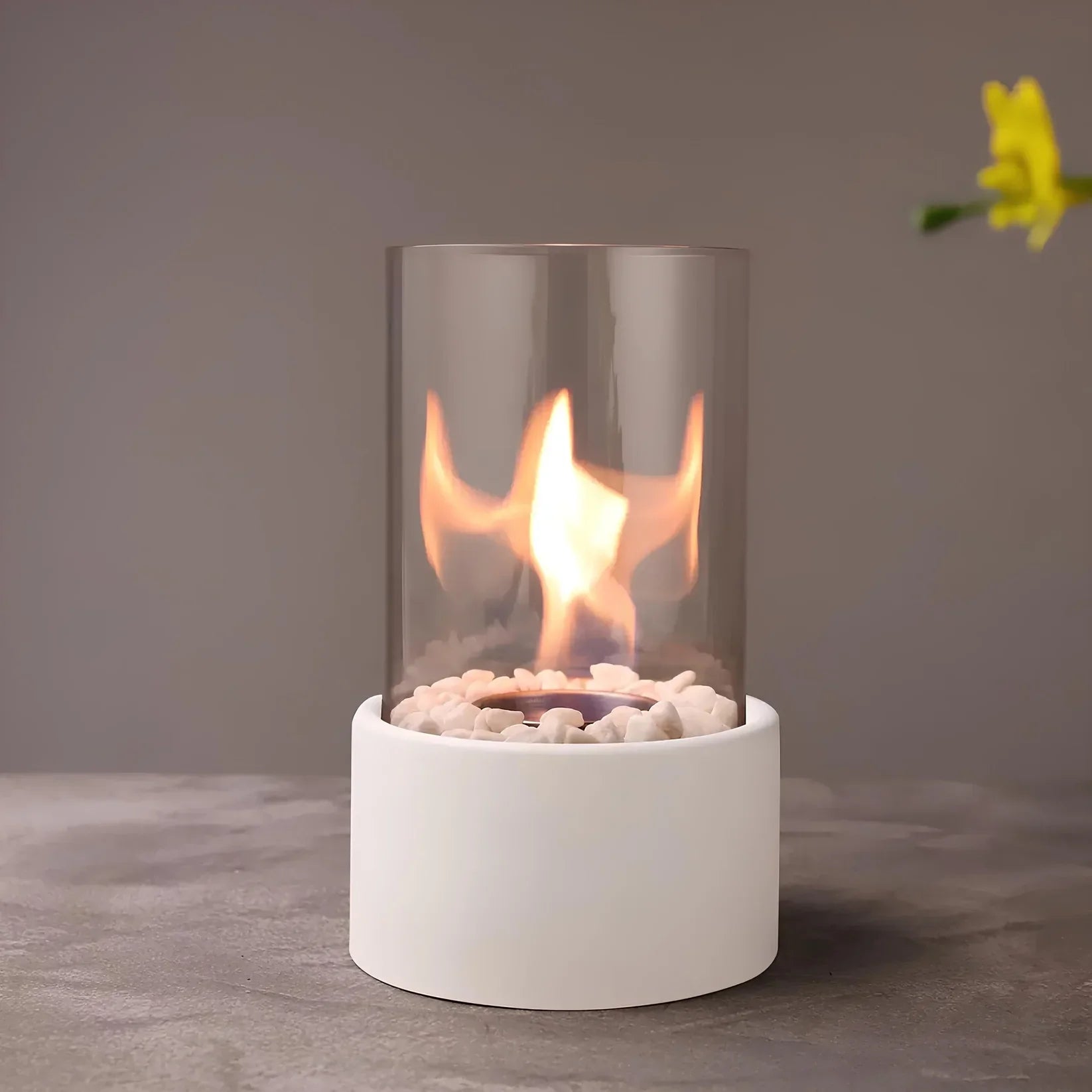 FlameAura | Bordbiopejs – Skab varme og atmosfære Nuvenci.dk