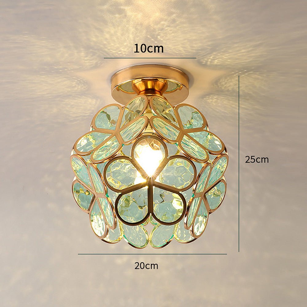 FleurLuxe | Design Blomster Stil Glas Ganglampe Nuvenci.dk
