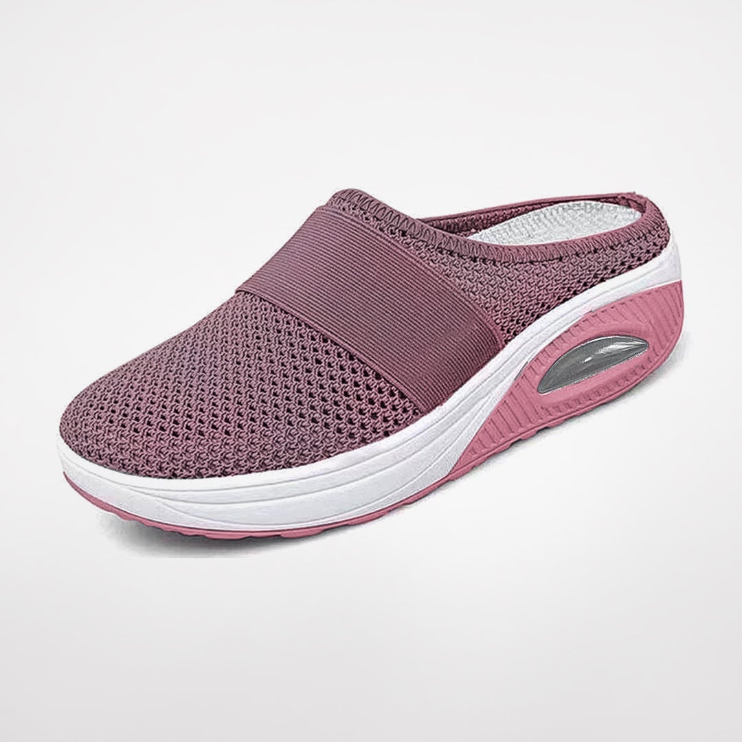FlexiComfort | Orthopediske Hjemmesko Dame Non-Slip Design for Daglig Komfort Rosa Nuvenci.dk