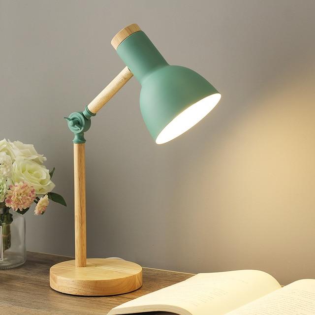 FlexiShine | Bordlampe – Foldbar & Funktionel Belysning Grøn Nuvenci.dk