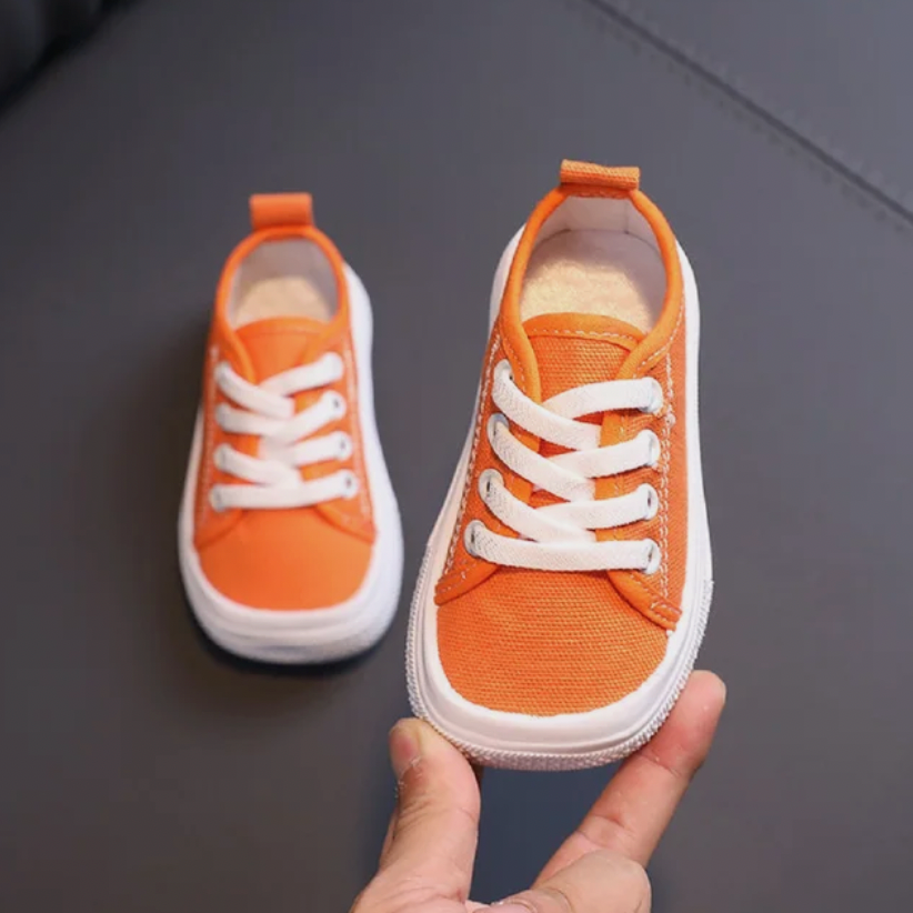 FlexSteps - Ergonomisk Barfodssneaker Til Børn Orange Nuvenci.dk