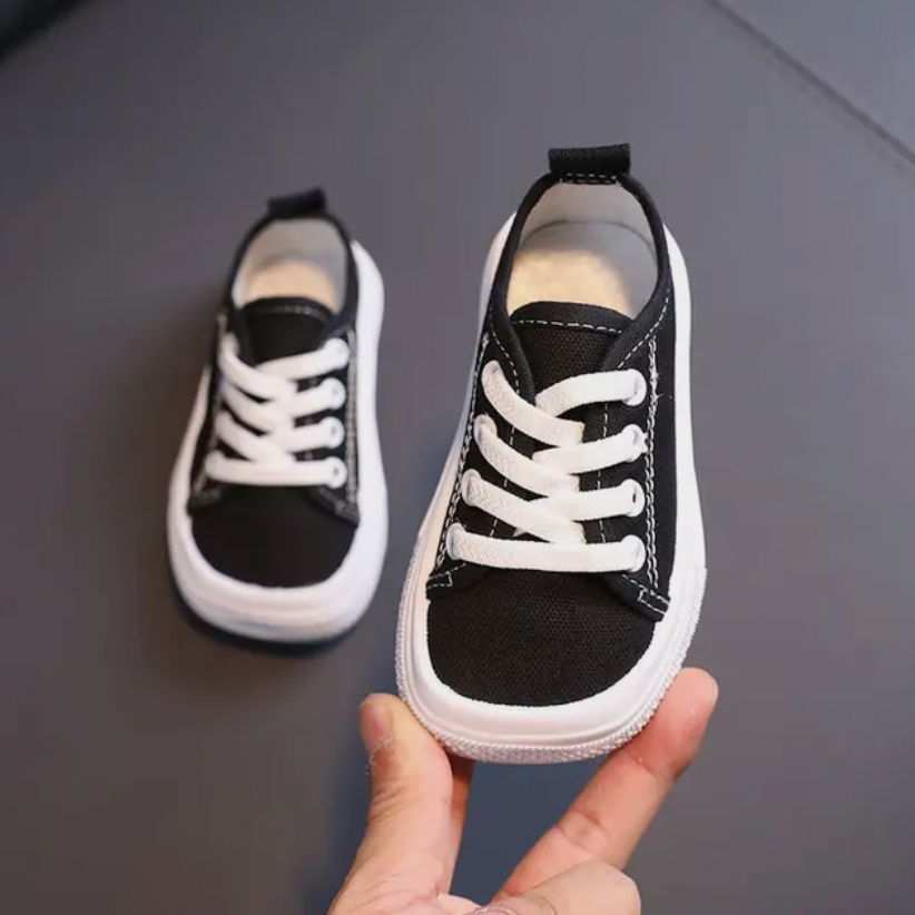 FlexSteps - Ergonomisk Barfodssneaker Til Børn Sort Nuvenci.dk