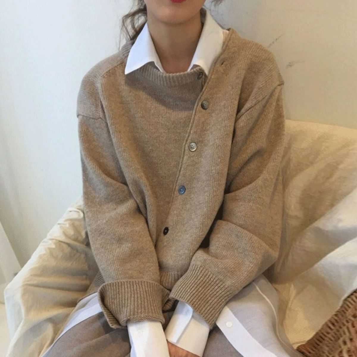 Franka | Komfortabel Strikcardigan Nuvenci.dk
