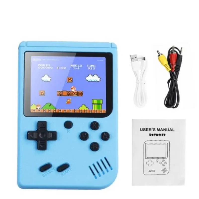 GameBuddy | Retro-konsol med 500 klassikere Blå GameBoy Nuvenci.dk