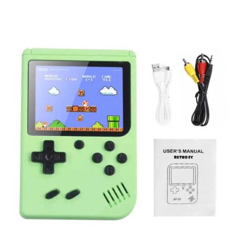 GameBuddy | Retro-konsol med 500 klassikere Grøn GameBoy Nuvenci.dk