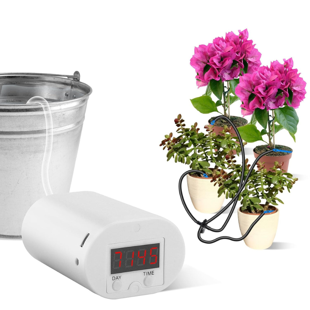 GardenFlow | Smart automatisk vandingssystem med app-styring Til 8 potteplanter Nuvenci.dk