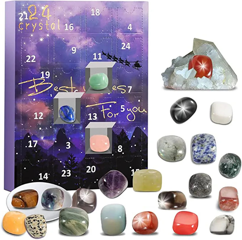 GemStone | Adventskalender – Unik Oplevelse med 24 Ædelsten Nuvenci.dk