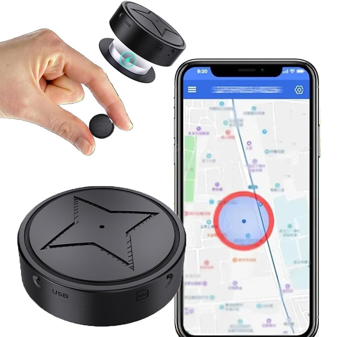 Geopod til bil | Magnetisk Mini GPS-tracker til Live Overvågning Nuvenci.dk