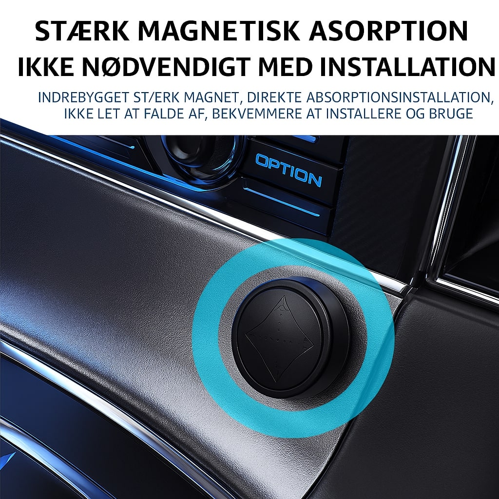 Geopod til bil | Magnetisk Mini GPS-tracker til Live Overvågning Nuvenci.dk