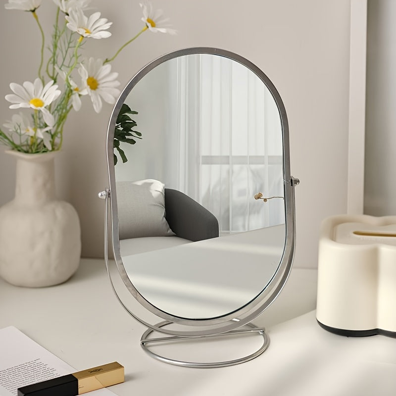 GlamReflect | Roterende Makeup Spejl Sort Nuvenci.dk