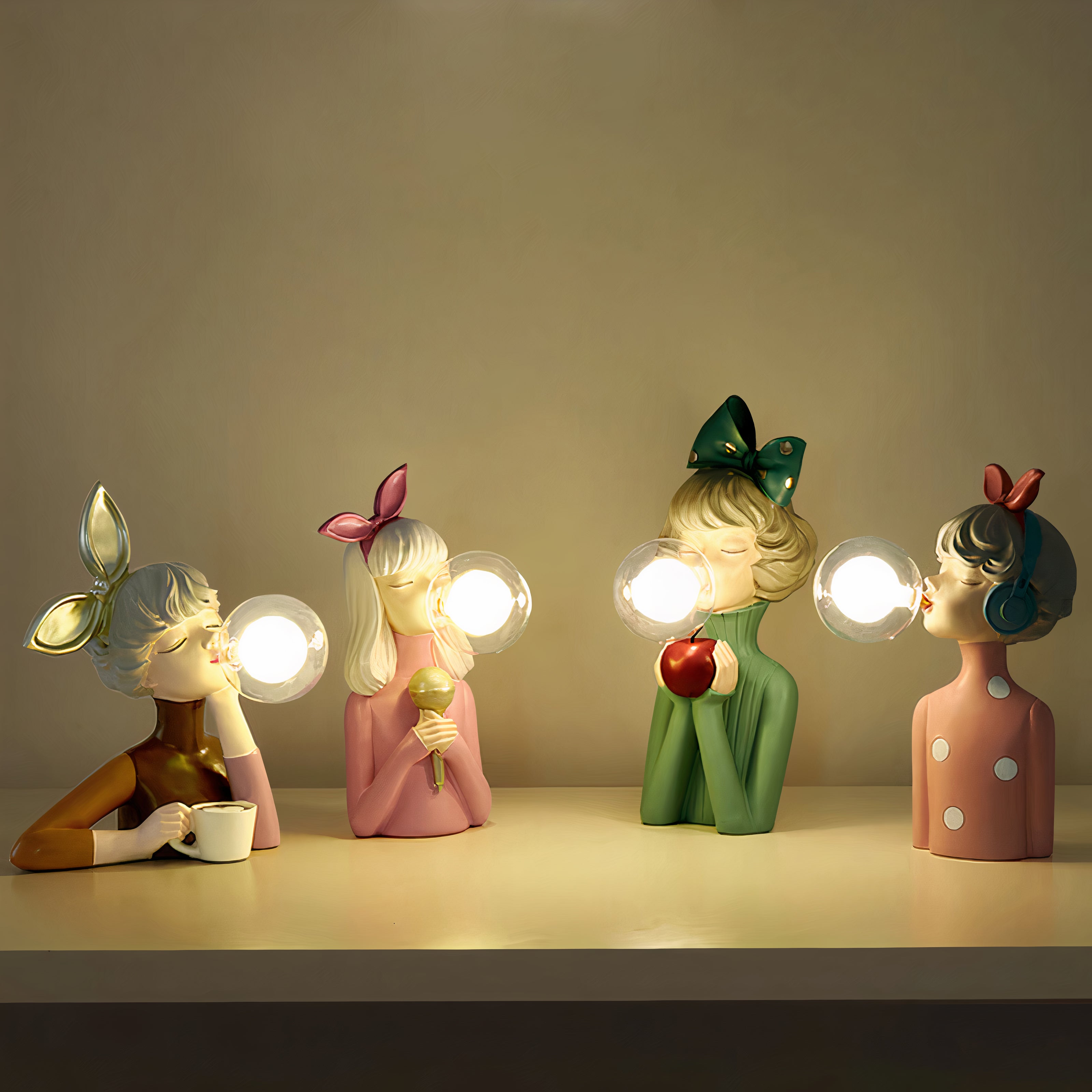 GleamGlow | Bordlampe – Perfekt til Stue og Soveværelse Nuvenci.dk