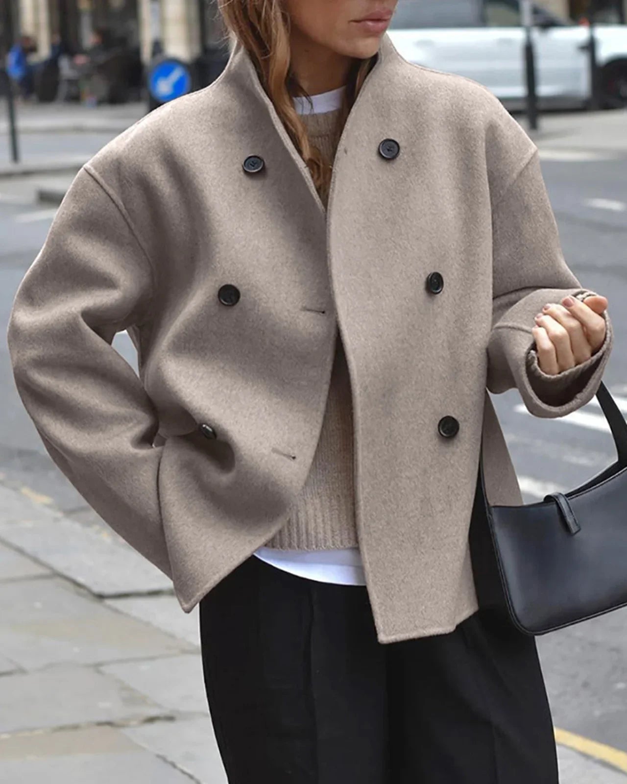 Bellezza | Overgangsjakke Dame – Modern Oversized Elegance 1
