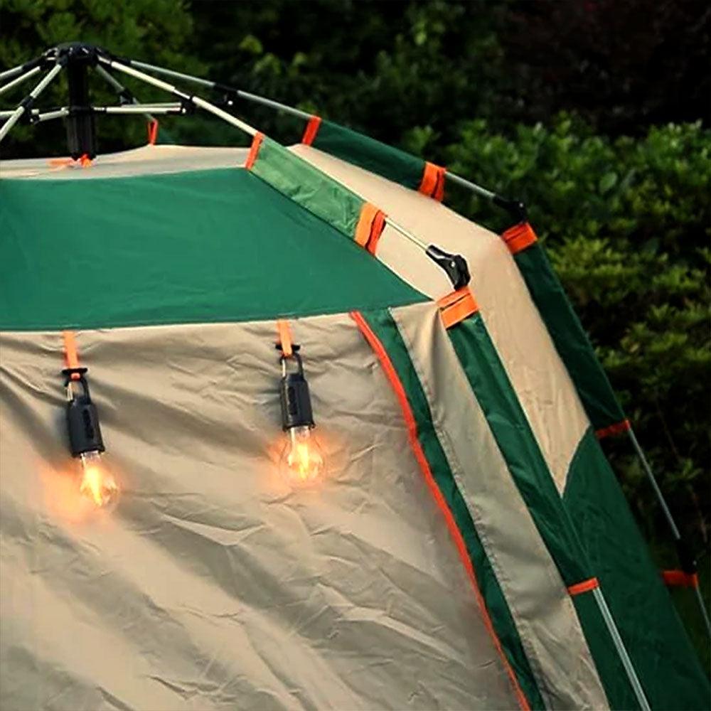 GlowCamp | Genopladelig Retro-lampe til indendørs og udendørs brug Nuvenci.dk