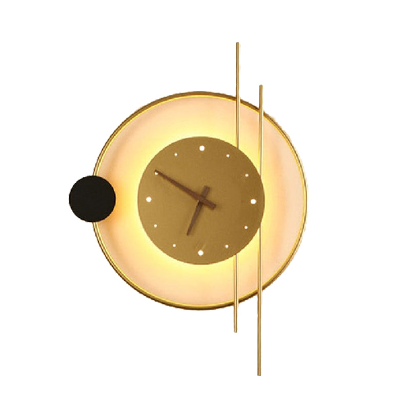 GlowClock | Moderne Væglampe Med Ur Nuvenci.dk
