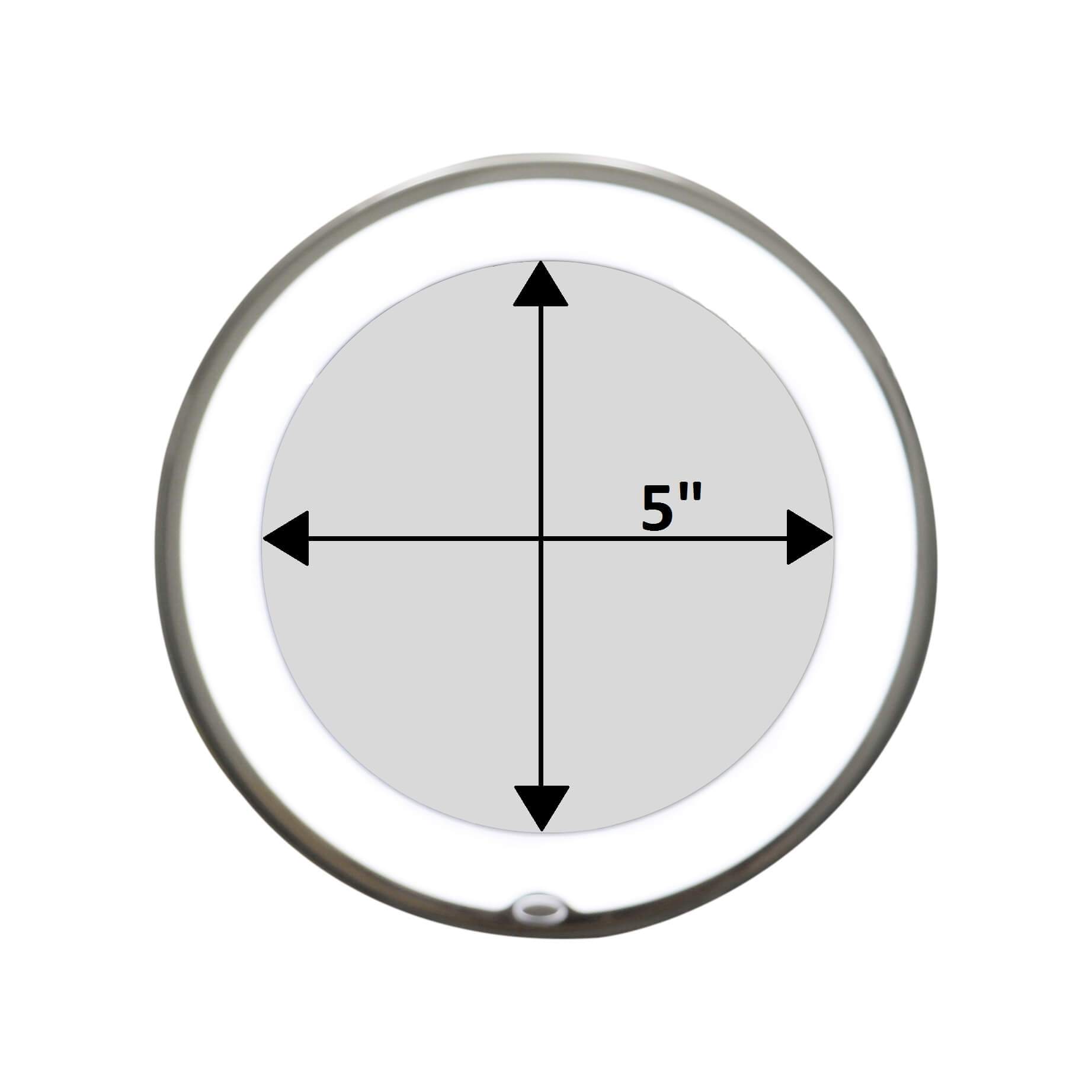 GlowMirror | Fleksibelt Makeup Spejl med Dagslys-LED Nuvenci.dk