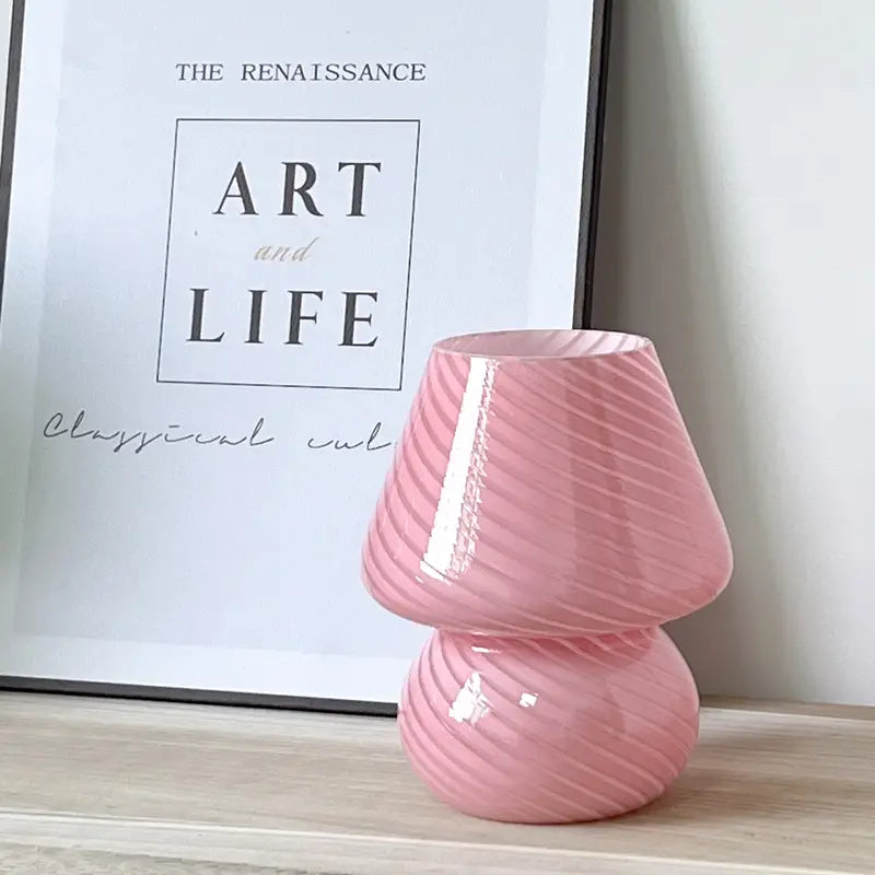 GlowMushroom | Kreativ og Vintage Murano-Svampe Lampe Nuvenci.dk