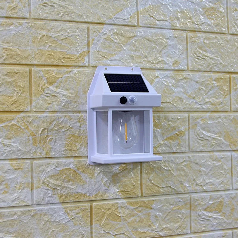 GlowSecure | Udendørslampe Solcelle – Automatisk Aktivering og Lys Nuvenci.dk
