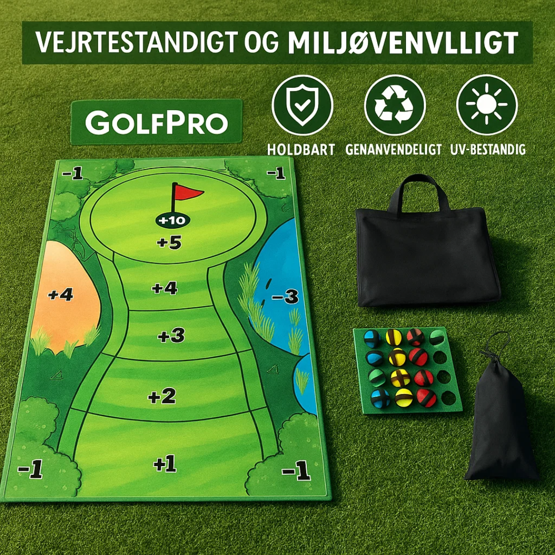 GolfPro | Perfekt komplet sæt til din hjemmegreen Nuvenci.dk