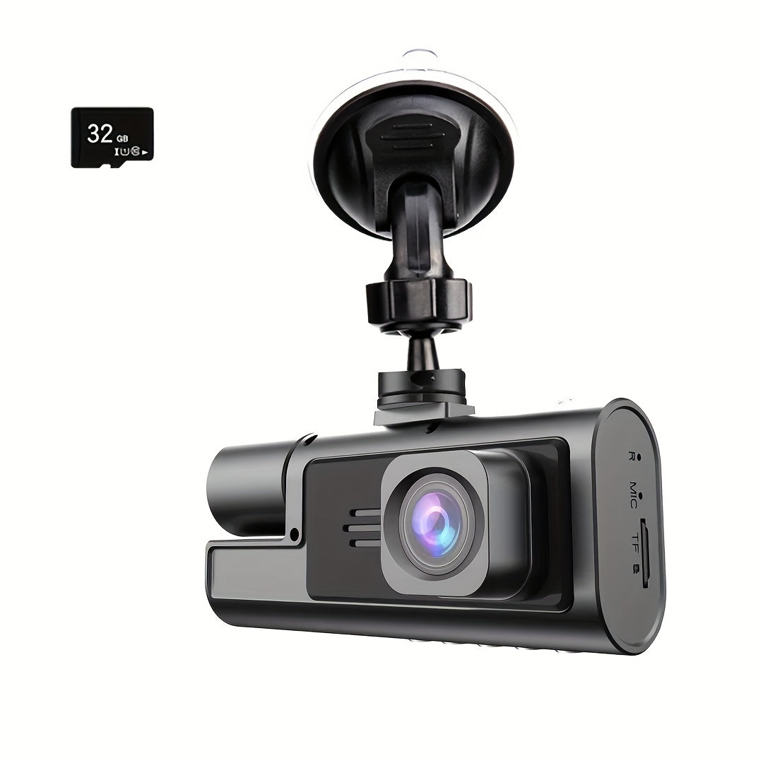 GuardCam | 1080P Dashcam med Kollision- og Parkeringssensor 2 Kamera +32G Kort Nuvenci.dk