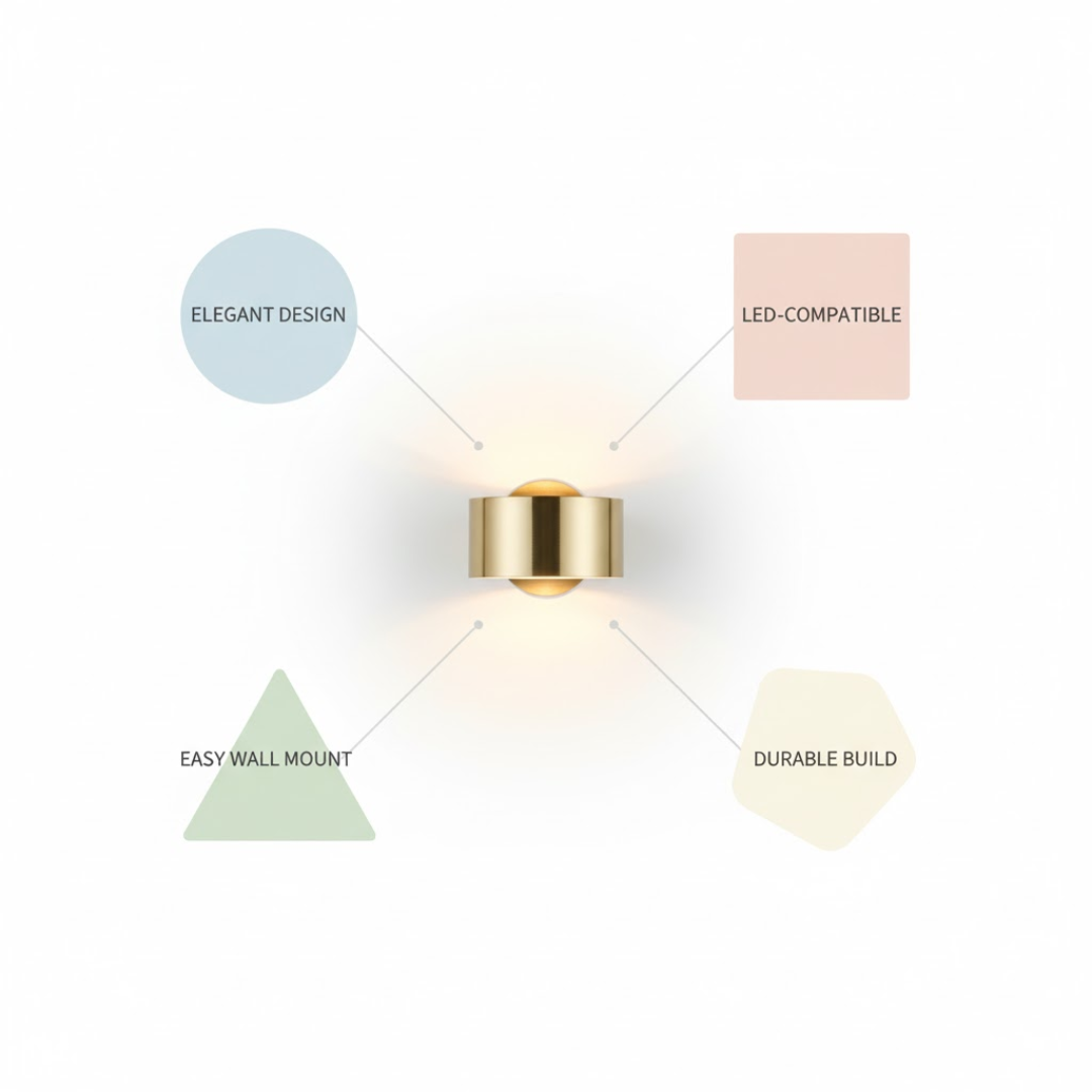 HaloLight | Luksuriøs og moderne væglampe Nuvenci.dk