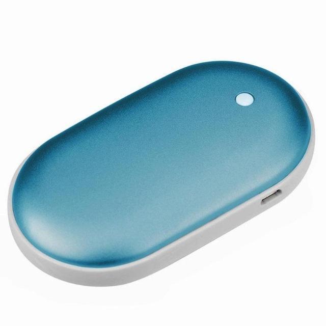 HandBoost | Håndvarmer & Powerbank – Hurtig Varme og Opladning Blå 2 (Til hver lomme) Nuvenci.dk