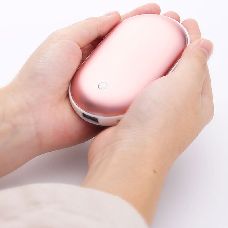 HandBoost | Håndvarmer & Powerbank – Hurtig Varme og Opladning Roséguld 2 (Til hver lomme) Nuvenci.dk