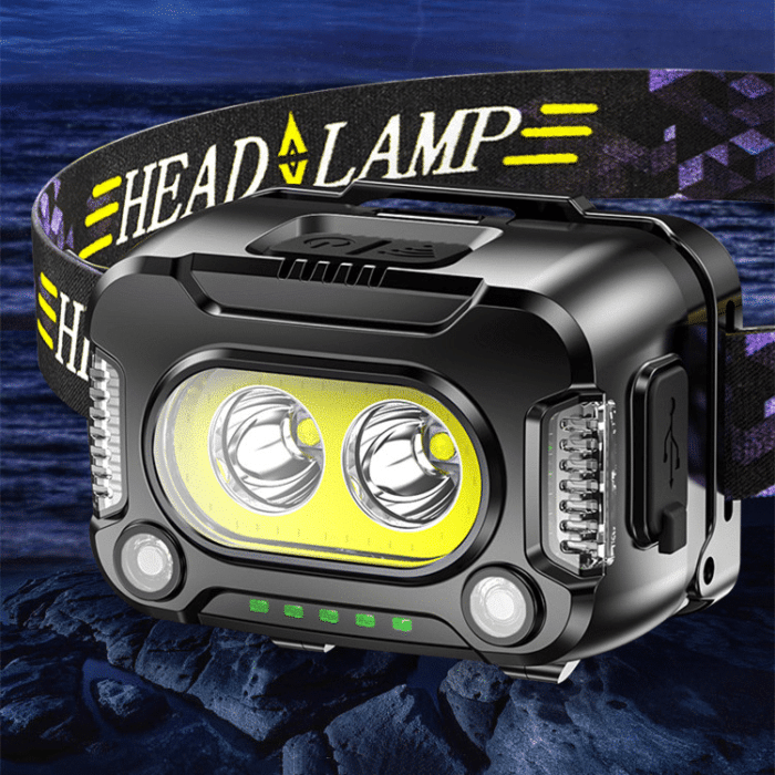 HeadGlow | Kraftfuld USB genopladelig pandelampe Nuvenci.dk