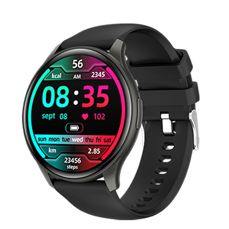 HealthSync | Avanceret sundhedsovervågnings-smartwatch BC Z1 sort Nuvenci.dk