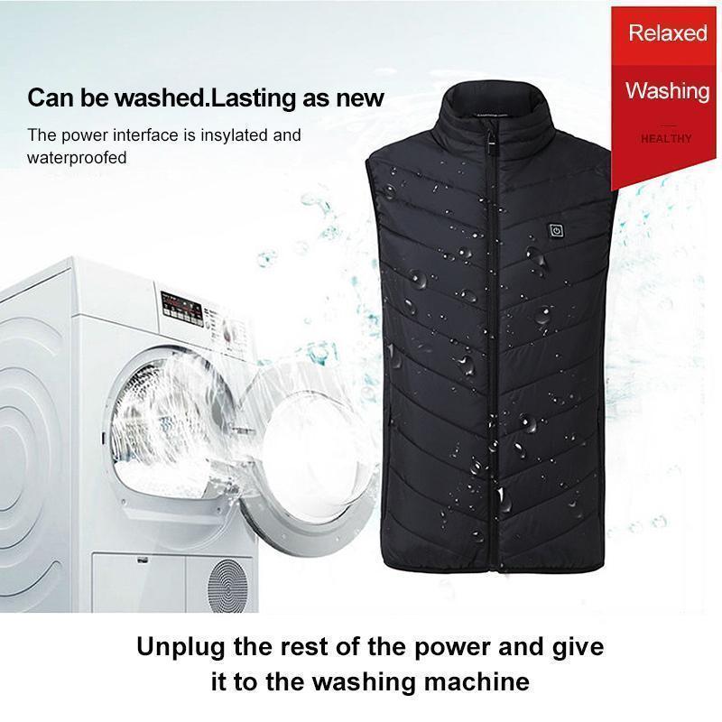 HeatFlow | Opvarmet Vest – Sikker Overophedningsbeskyttelse & Komfort Nuvenci.dk