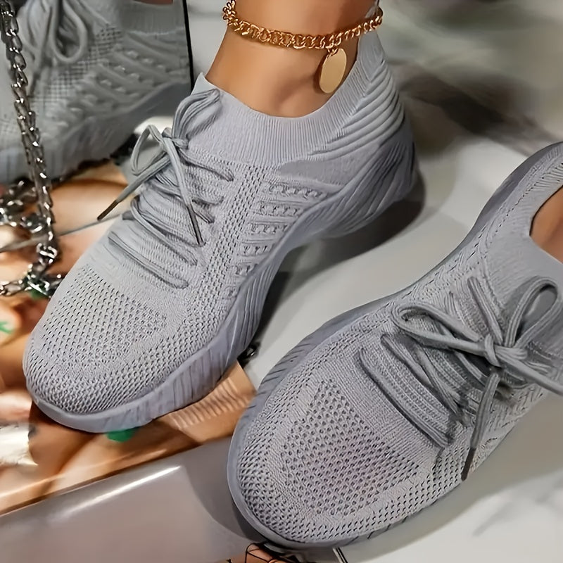 Heather | Åndbare Dame Sneakers til Hverdagskomfort Grå Nuvenci.dk