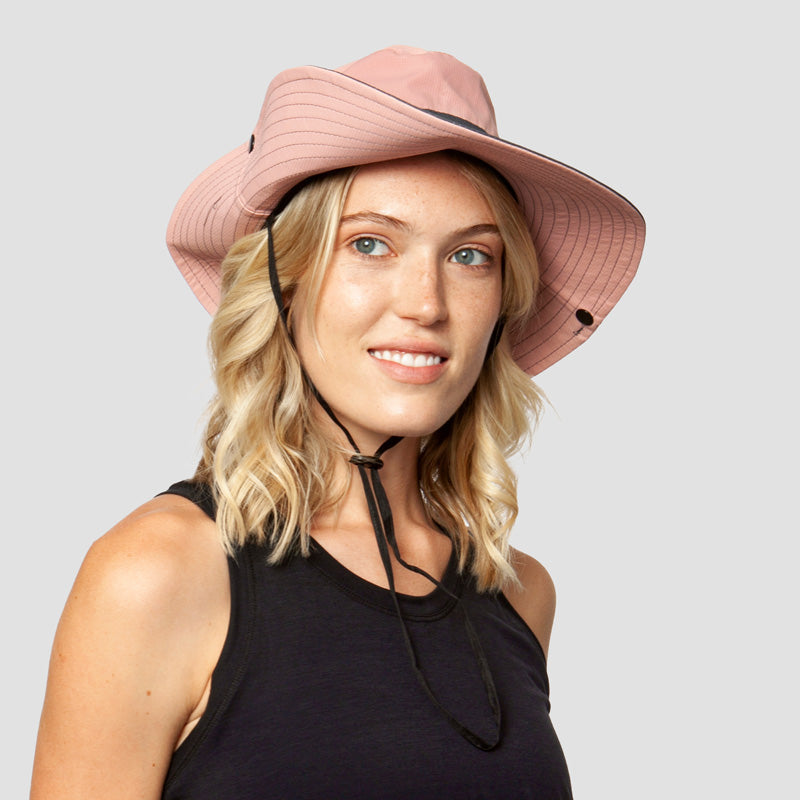 Helen | Sommerhat med Justerbar Pasform Pink Nuvenci.dk