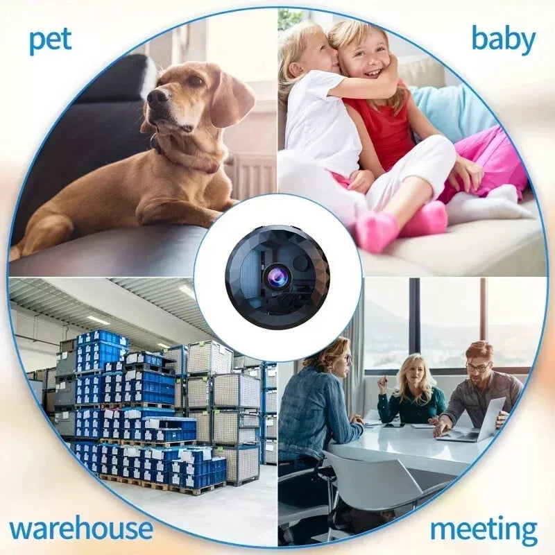 HomeWatch | Magnetisk Mini-Overvågningskamera med App-Styring Nuvenci.dk